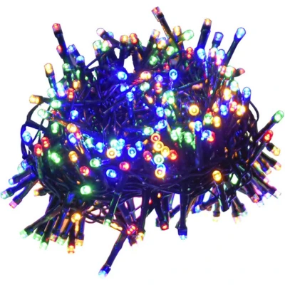 Afbeelding van Lichtslinger compact met 400 LED&#039;s meerkleurig 13 m PVC