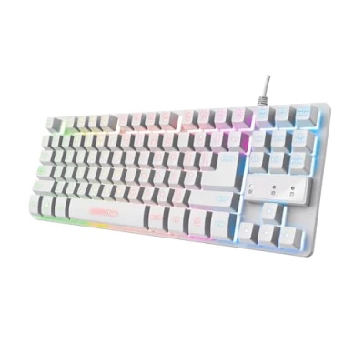 Afbeelding van Gaming Keyboard Trust GXT 833W Wit