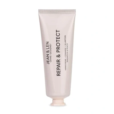 Afbeelding van Jean &amp; Len Crème pour les mains Repair and Protect, très sèches et gercées, hydrate la peau, pénètre rapidement, soin des végétalien, sans parabènes ni silicones, 75 ml