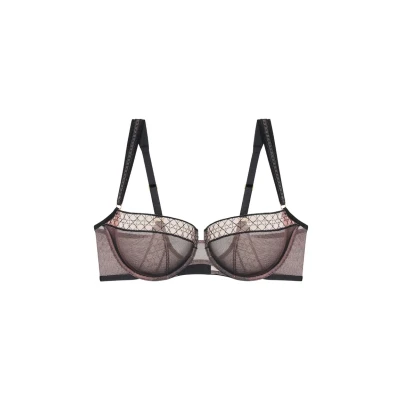 Afbeelding van Triumph Palina Cosmic Heartbeat Beugel BH, Dames, Maat: 70F, Black