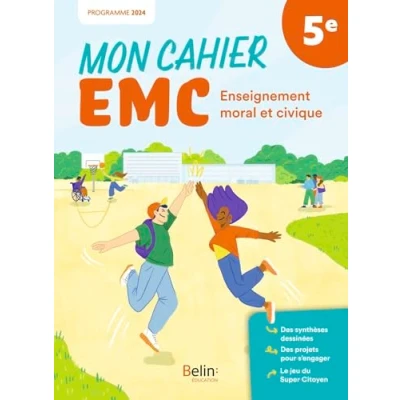 Afbeelding van CAHIER ENSEIGNEMENT MORAL ET CIVIQUE 5E