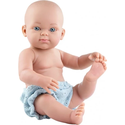 Afbeelding van Paola Reina Minipikolines babypop jongen met broek 32cm