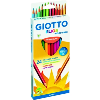 Afbeelding van Giotto Hanging Box Of 24 Colored Pencils Elios Tri
