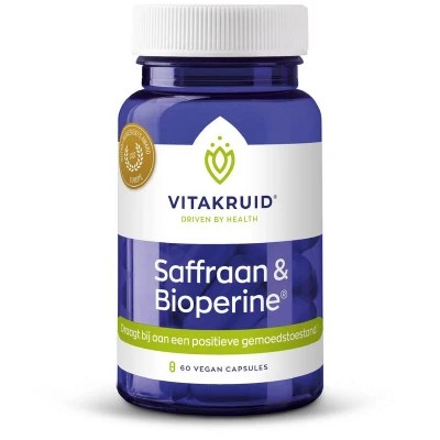 Afbeelding van Vitakruid Saffraan &amp; Bioperine Capsules 60VCP