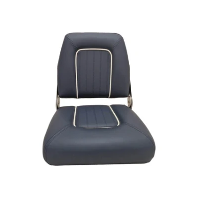 Afbeelding van Hollex bootstoel stoelkuip navy star navy/witte bies