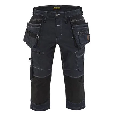 Image de Pantacourt x1900 artisan stretch 2D marine/noir