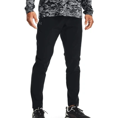 Afbeelding van Stretch Woven Trainingsbroek Heren Black Pitch Gray990 M Sportbroek
