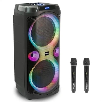Afbeelding van Ibiza Karaokeluidspreker Sound Columba Bluetooth Zwart