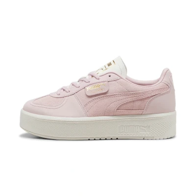 Afbeelding van Puma Palermo Elevata MONO Sneakers laag, Dames, Maat: 38, Mauve mist vapor gray Leer