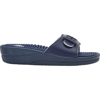 Afbeelding van SCHOLL NEW MASSAGE PVC Womens Navy Blue FALSO Mules Maat 36