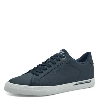 Afbeelding van s.Oliver Modieuze sneakers voor heren 5 13630 42, maat: 43 EU, kleur: blauw, Blauw