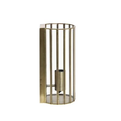 Afbeelding van Light &amp; Living Wandlamp STRØBY 14x13x30.5cm Brons