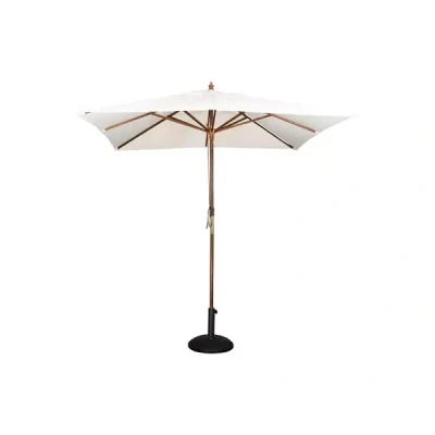 Afbeelding van HorecaTraders Creme Parasol Vierkant 2,7(h)x 2,5(l)x 2,5(b) meter