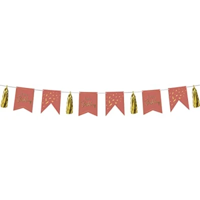 Afbeelding van Folat Vlaggenlijn met Tassels Golden Dusk 4 meter