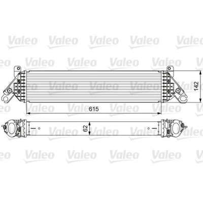 Afbeelding van VALEO 818630 Intercooler Zonder klep voor uitlaatgasrecirculatieregeling