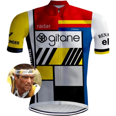 Afbeelding van Retro Wielershirt Combi shirt Le Blaireau REDTED