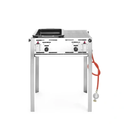 Afbeelding van Hendi Gasbarbecue Roast Master Maxi 50/50 650x540x(H)840mm