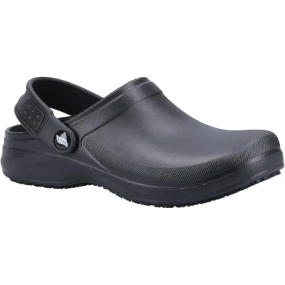 Afbeelding van Skechers Riverbound Pasay SRC, damesklomp, zwart.
