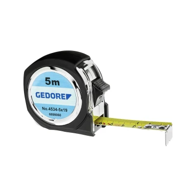 Afbeelding van Gedore 4534 rolmaat met vastzetknop 5mx19mm