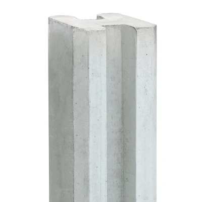 Afbeelding van Berton sleufpaal Reest wit/grijs eindmodel 244 cm Tuindeco