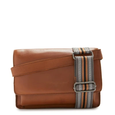 Afbeelding van The Chesterfield Brand Leren Schoudertas Cognac Aviles