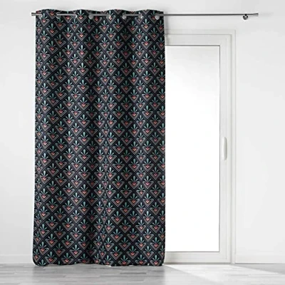 Afbeelding van douceur d&#039;intérieur, Yuko oogjesgordijn (135 x 260 cm), 100% ondoorzichtig, microvezel