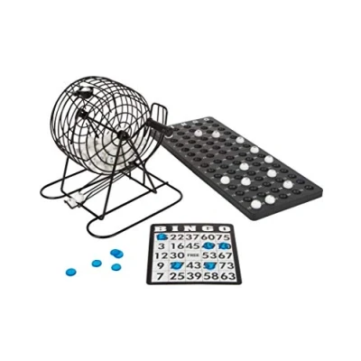 Afbeelding van Small Foot Bingo, Bingo trommel met accessoires, voor maximaal 5 spelers, gezelschapsspel het hele gezin, 2854