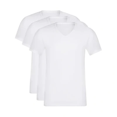 Image de Dim T Shirt (Lot de 3) Homme, Blanc, L