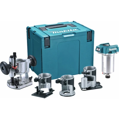 Afbeelding van Makita DRT50ZJX3 Accu Freesmachine 18v Li ion zonder accu&#039;s en lader in M box