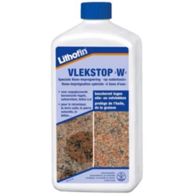 Afbeelding van Vlekstop W Speciale wateroplosbare impregnering UNIVERSEEL (binnen en buiten) Lithofin 1 L