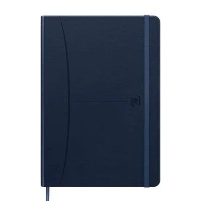 Afbeelding van Oxford Signature Notitieboek A5 geruit 5mm 80 vel blauw