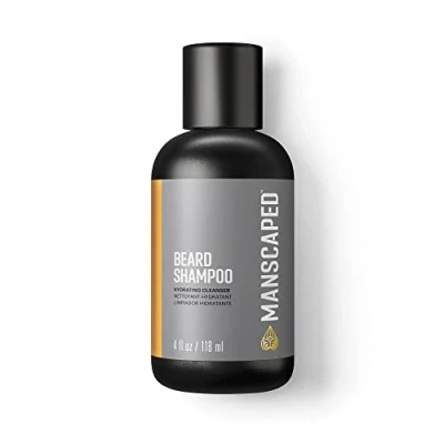 Afbeelding van MANSCAPED™ baardshampoo, hydraterende reiniger met etherische oliën van eucalyptus, rozemarijn en lavendel, baardreiniger voor haar huid (118 ml)