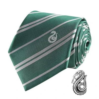 Afbeelding van Cinereplicas Harry Potter Slytherin / Zwadderich Tie Stropdas Deluxe Edition met Pin