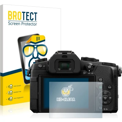 Afbeelding van BROTECT Screenprotector voor Panasonic Lumix DMC G81 Folie Beschermfolie transparant (2 Stuks)
