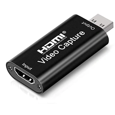 Afbeelding van Vinmooog HDMI adapter voor het vastleggen van audio video kaarten, 4K1080p USB draagbare kaart Plug &amp; Play Capture, live videostreaming, opname of streaming