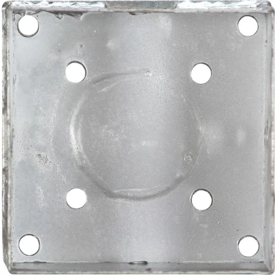 Afbeelding van Grondpinnen 2 st 14x14x58 cm gegalvaniseerd staal zilverkleurig