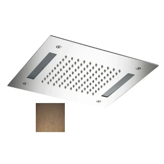 Afbeelding van SB Easy Regendouche inbouw 30x30cm PVD Koper met verlichting 1208955441