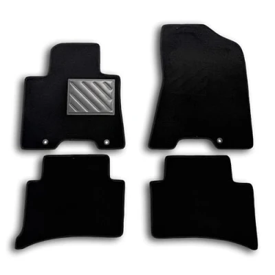 Image de Tapis de sol pour Kia Sportage IV 2016 2021 sur mesure, antidérapant, talonnette en caoutchouc renforcé et boutons fixation