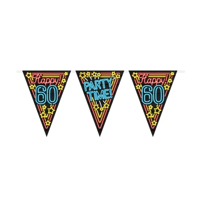 Afbeelding van Slinger 60 jaar Neon 10mtr