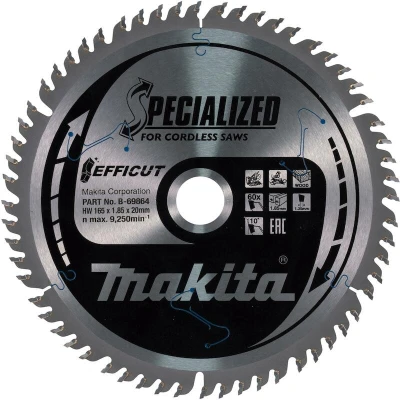 Afbeelding van Makita Zaagb Efficut 165X20x1,85 60T B 69858