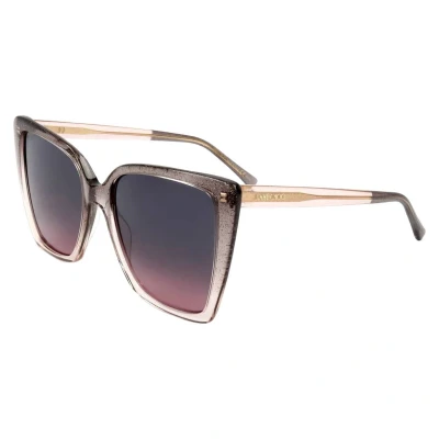 Afbeelding van Jimmy Choo LESSIE/S S KON nude glitter grijs fuchsia zonnebril