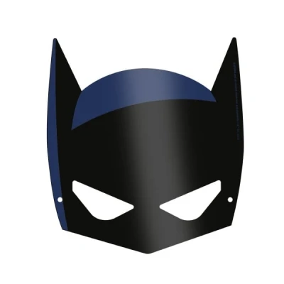 Afbeelding van Batman Maskers 20x16cm 8 stuks