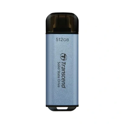 Afbeelding van Transcend TS512GESD300C ESD300C External SSD, 500 GB, USB Type C, 10 Gbps, 1050950 MB/s, Blue