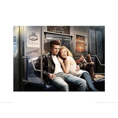 Afbeelding van Pyramid Poster Subway Ride J Brando 60 X 80 Cm Multicolor