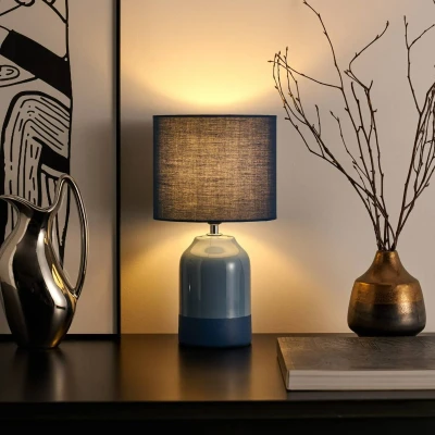 Afbeelding van Pauleen Sandy Glow tafellamp, blauw/blauw