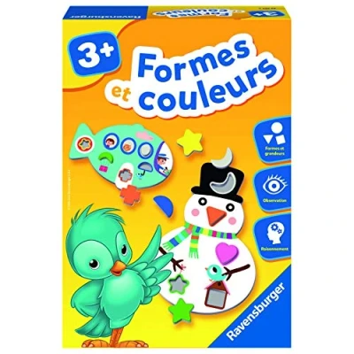 Afbeelding van Ravensburger Educatief spel Vormen en kleuren Logische combinatie Ontwikkeling van observatie motoriek Vanaf 3 jaar 24032