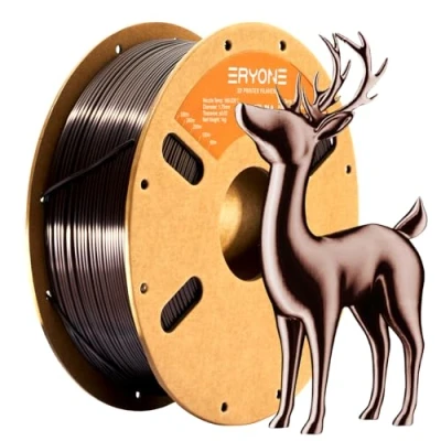 Afbeelding van ERYONE PLA filament voor 3D printers, van 1,75 mm, +/ 0,03 1 kg, spoel, ultrazijde, donkergoud