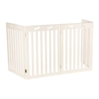 Image de TRIXIE Barriere de securite 4 Pieces 60 160x75 cm Blanc pour Chien