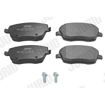 Afbeelding van JURID 573101J Remblokkenset Niet geschikt voor slijtage waarschuwingscontact Met toebehoren VOLKSWAGEN: Polo IV Hatchback, Saloon