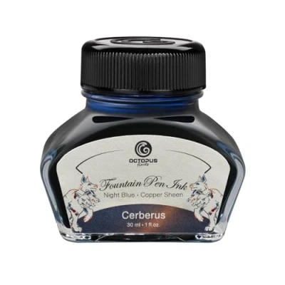 Afbeelding van Octopus Fluids Cerberus Sheen Ink inkt in inktpot, 30 ml, blauw